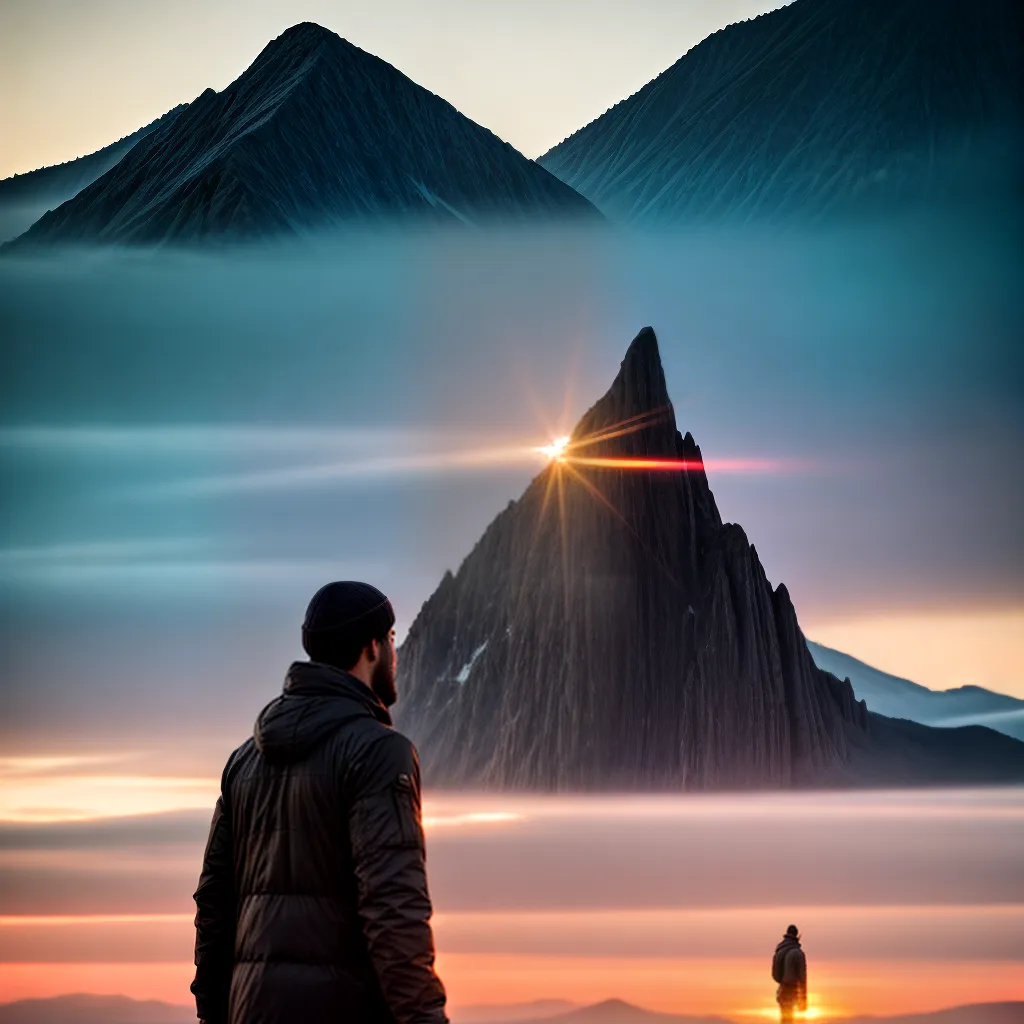 Fotos bussola guia sol montanha determinacao