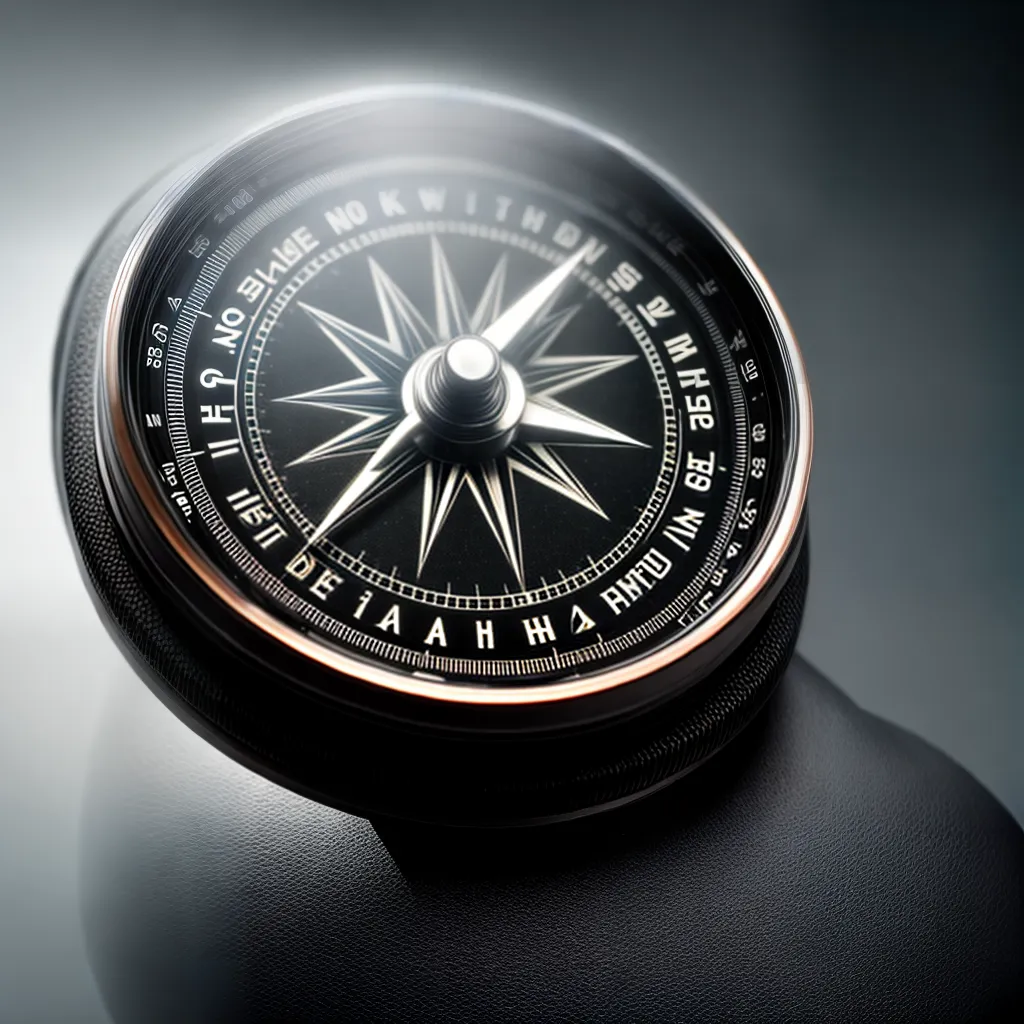 Fotos bussola perdida valores morais