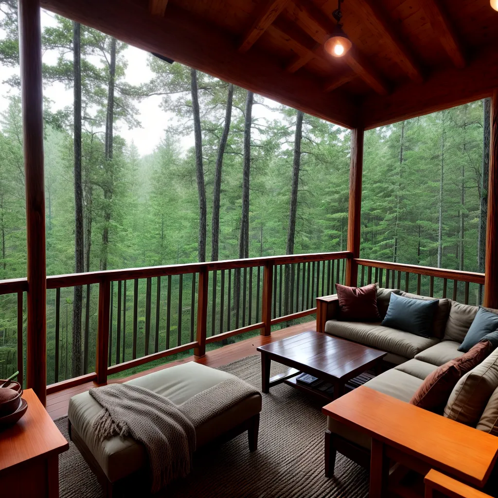 Fotos cabana luxo rio madeira natureza