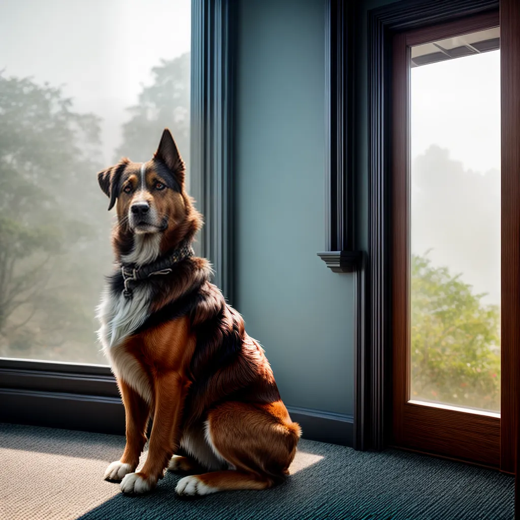 Fidelidade. 7 Fotos cachorro leal porta espera fiel