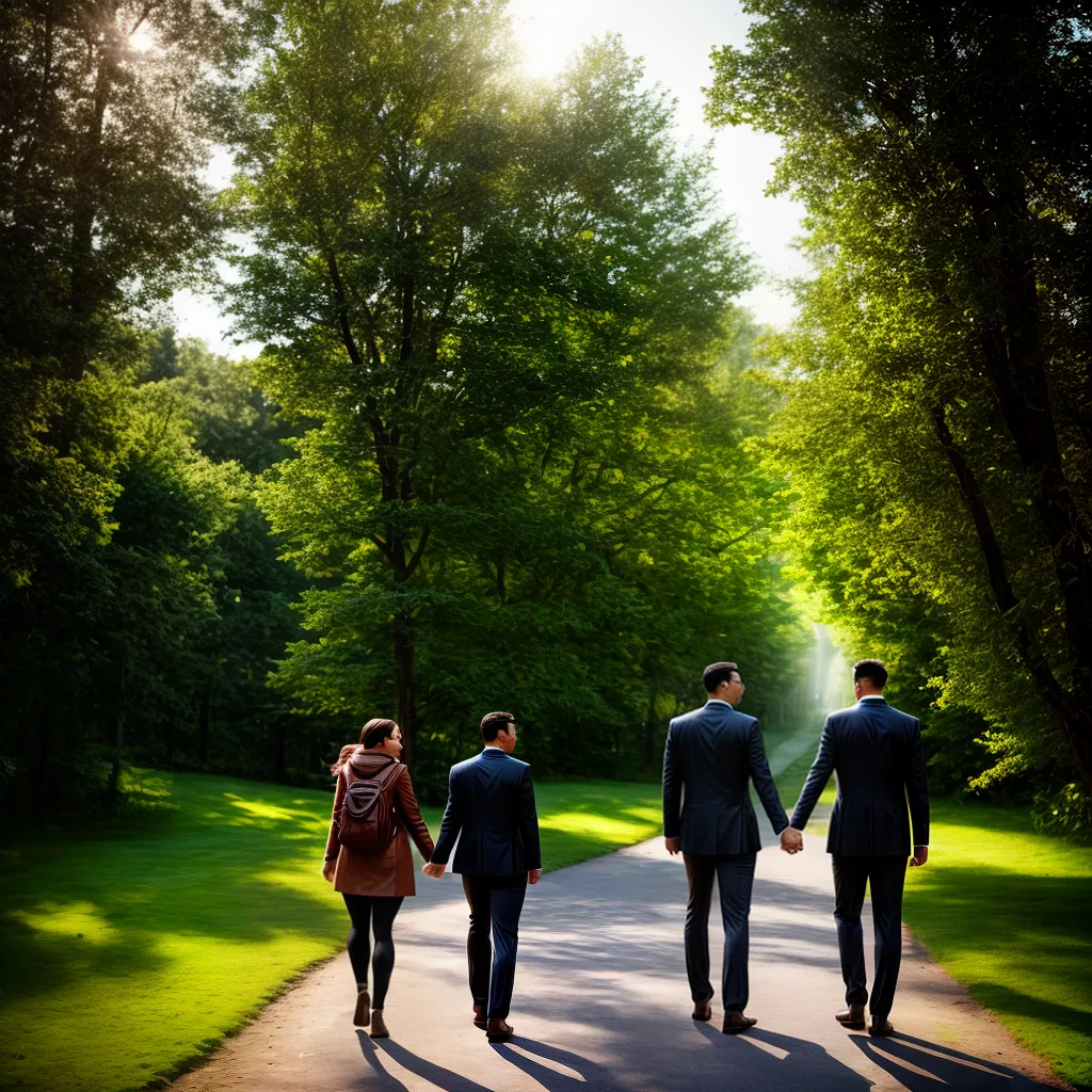 Fotos caminhada casal arvores raios fe