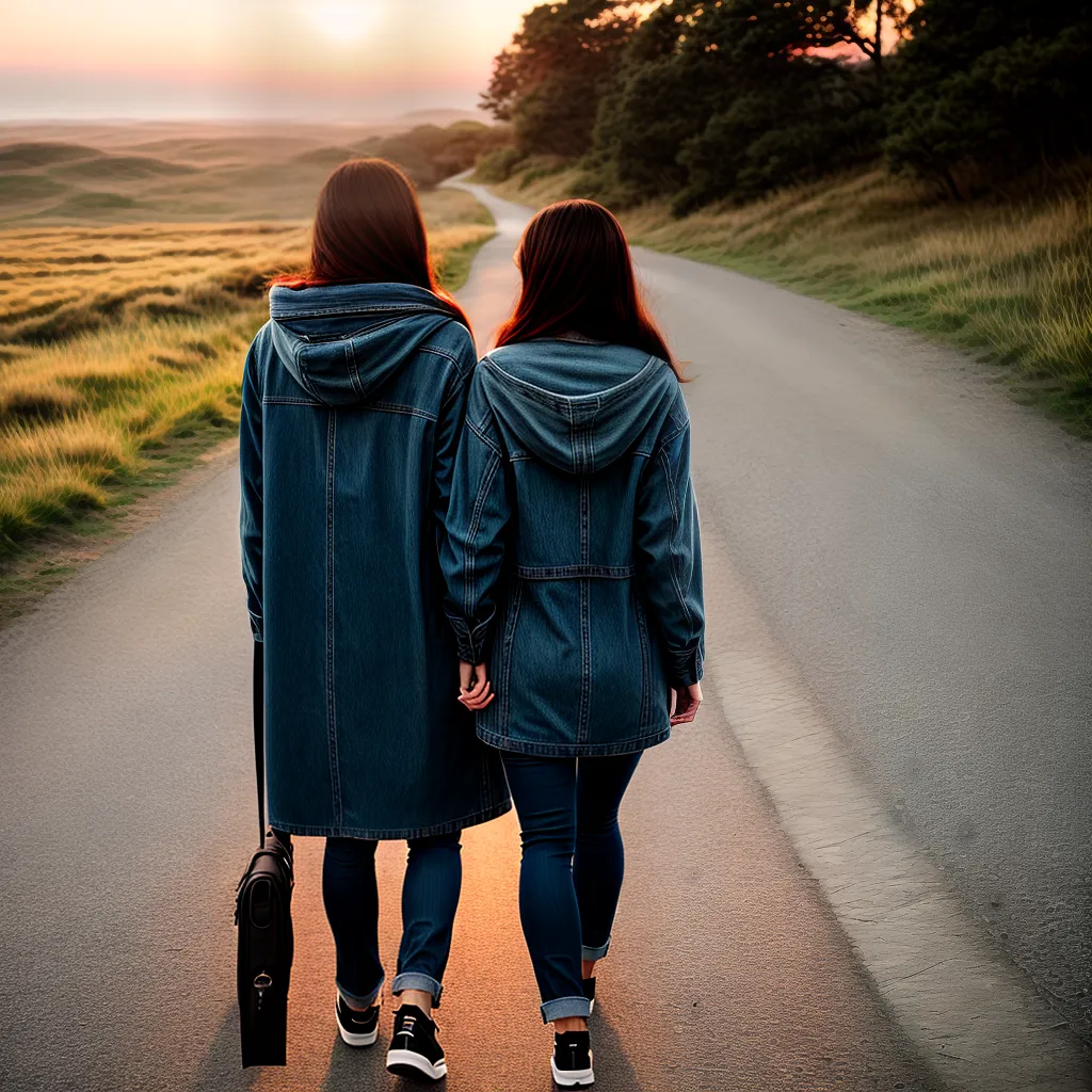 Fotos caminhada casal por do sol amor