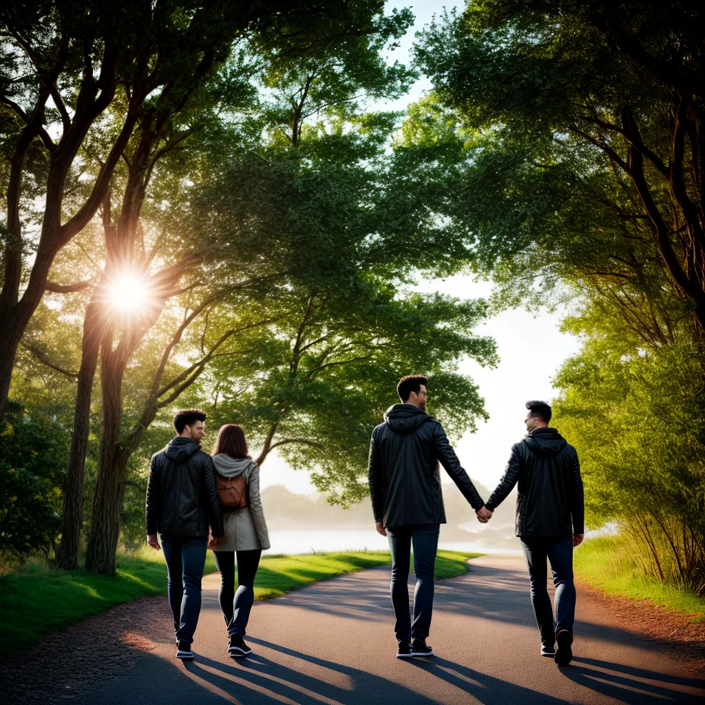 Fotos caminhada compromisso por do sol