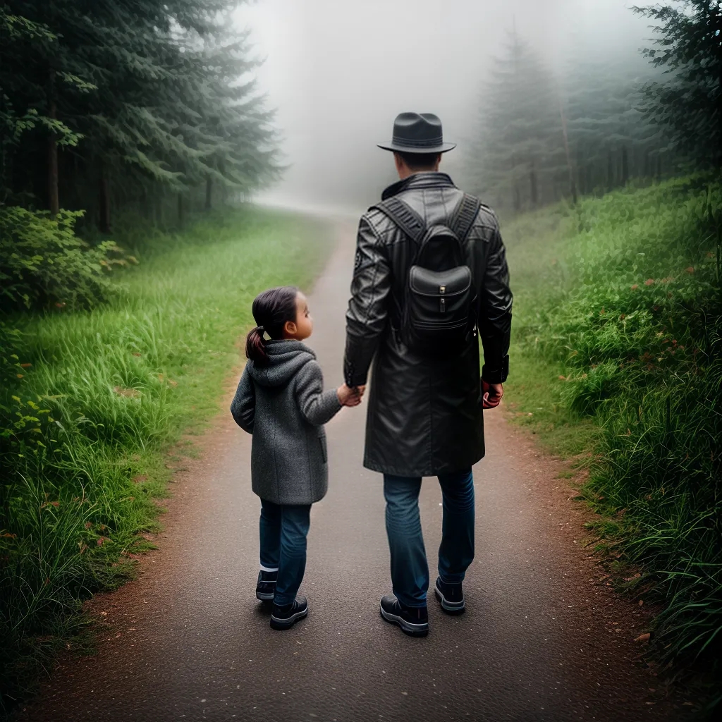 Fotos caminhada pais filho cruz