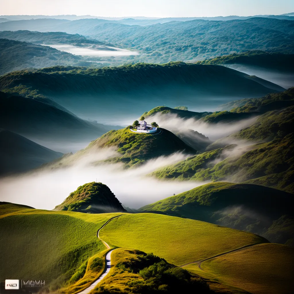 Fotos caminho confiante montanhas sol