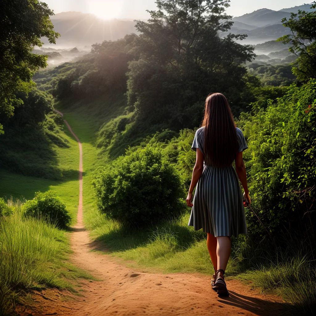 Fotos caminho cruz colina por do sol