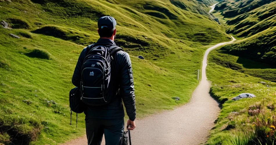 Fotos caminho peregrinacao montanha sol