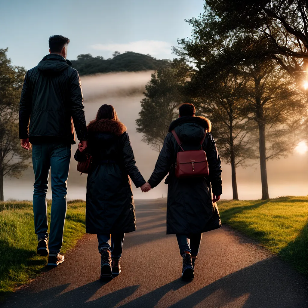 Fotos casal biblia passeio por do sol