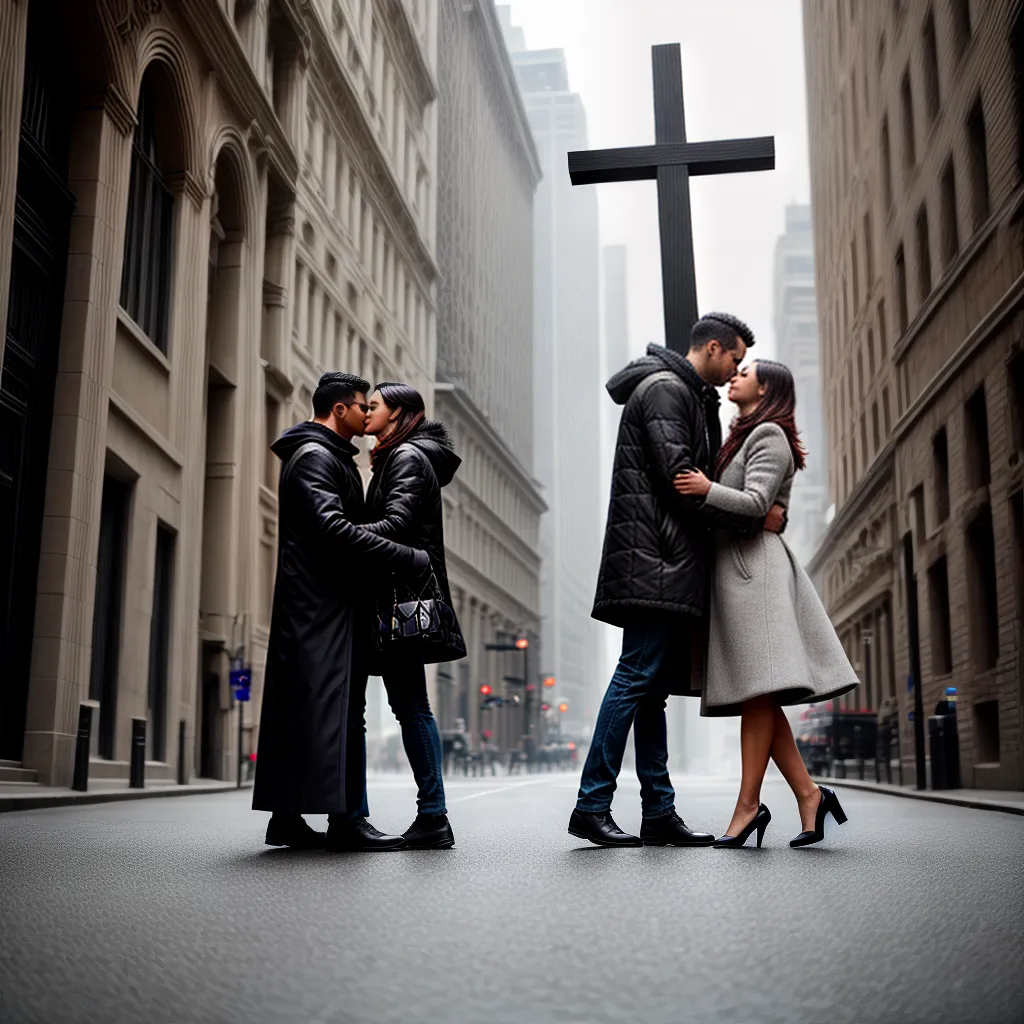 Fotos casal fe biblia cruz