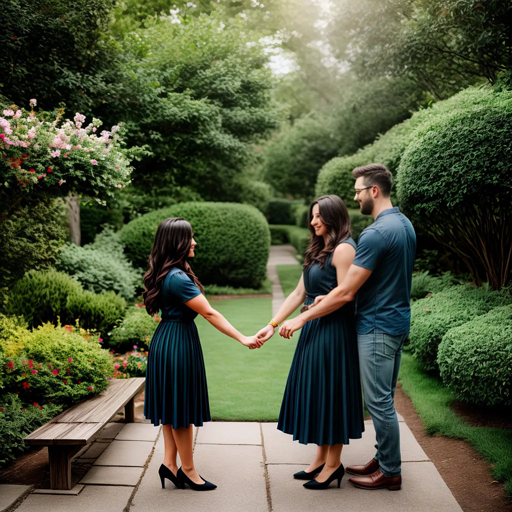 Namoro cristão: como cultivar um relacionamento saudável e cheio de esperança. 6 Fotos casal jardim amor fe biblia