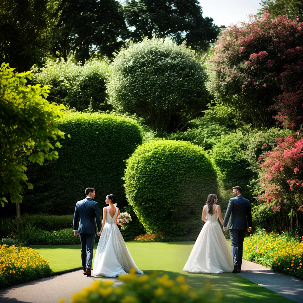 Fotos casal jardim flores cristao