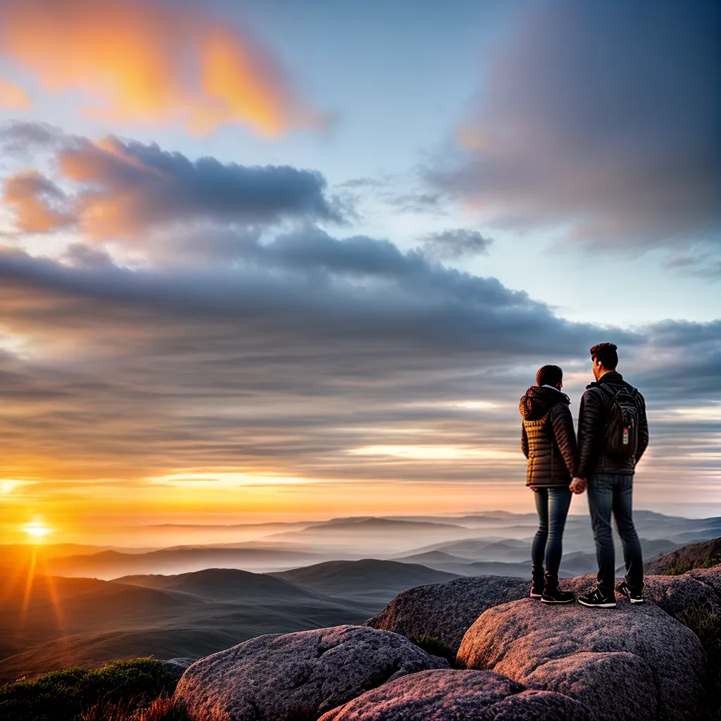 Como fortalecer seu casamento durante a espera pela resposta de Deus 6 Fotos casal maos horizonte por do sol fe