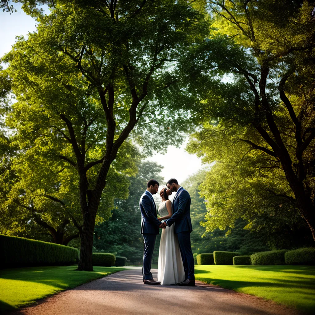 Fotos casal oracao jardim luz divina