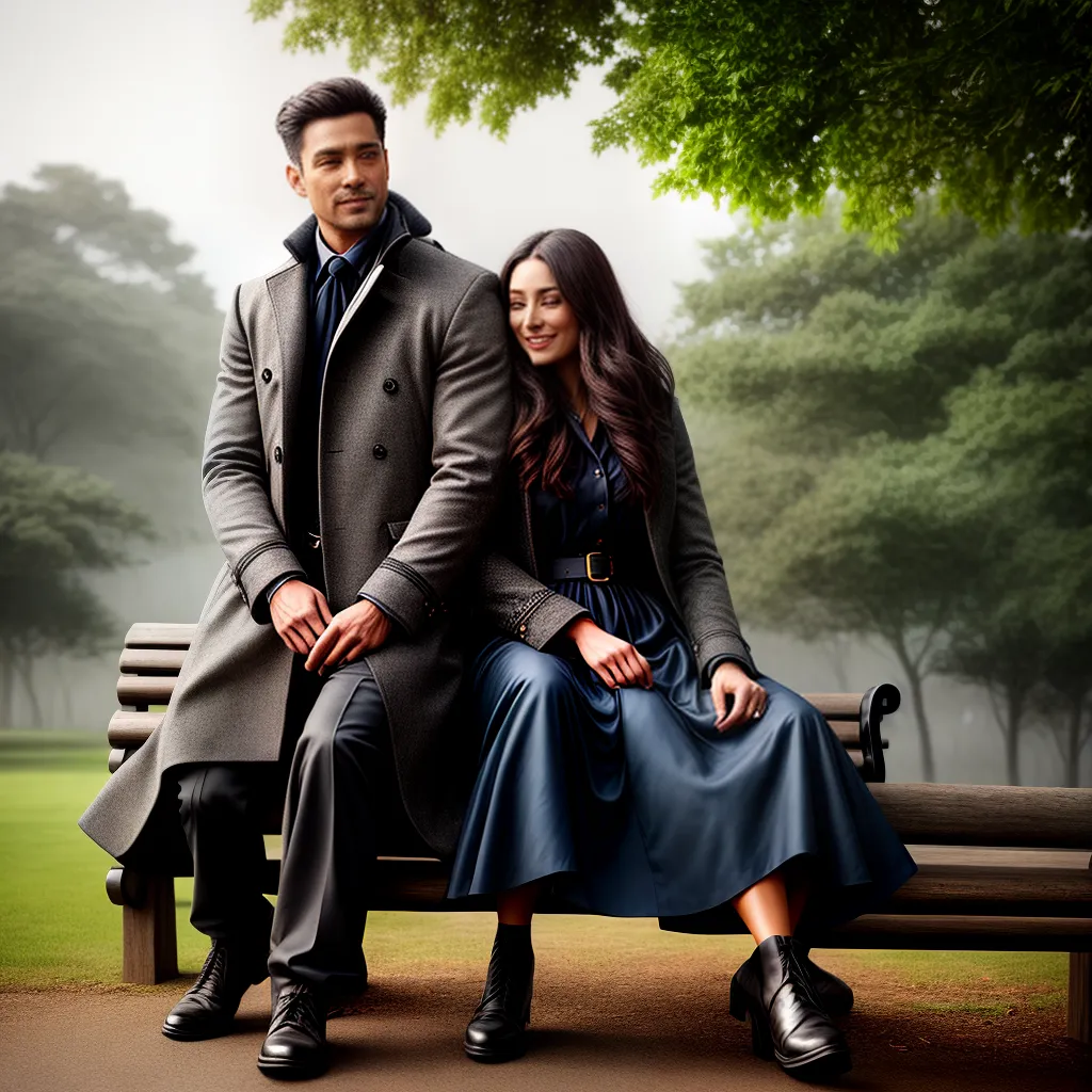 Fotos casal parque perdao felicidade