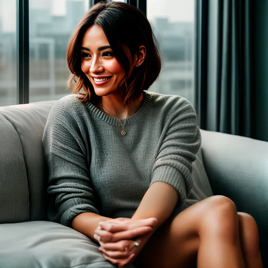 Fotos casal sorrindo maos juntas janela