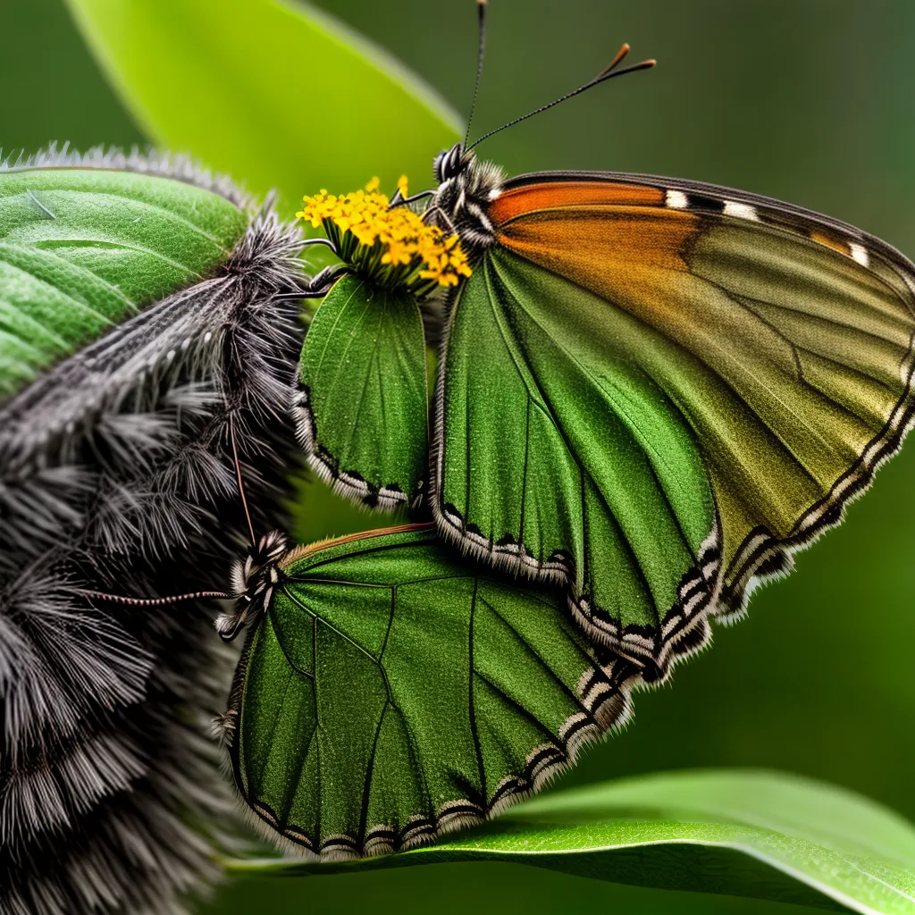 Fotos caterpillar transformacao borboleta vida crista 1