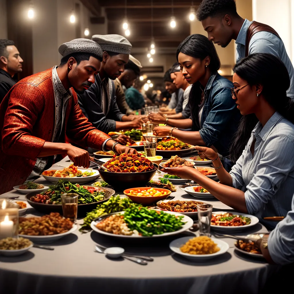 Fotos ceia diversidade comunidade amor