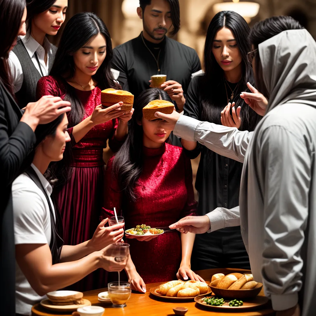 Fotos ceia senhor mesa oracao fe