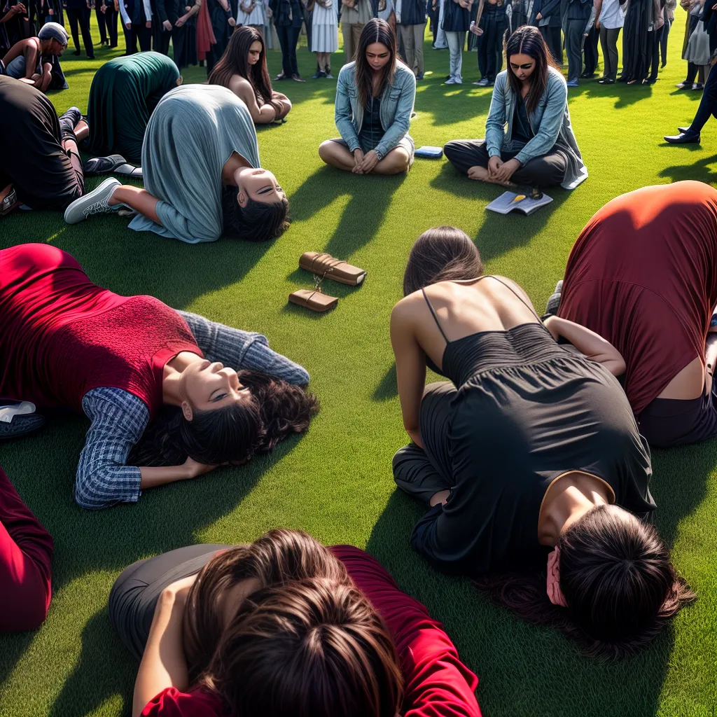 Fotos circulo oracao devocao unidade