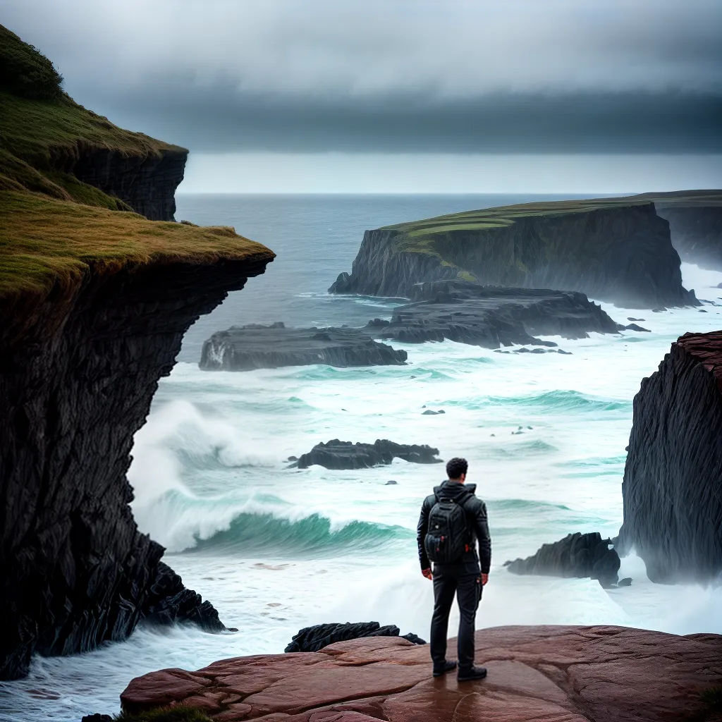 Como ter Fé em tempos difíceis. 6 Fotos cliff mar agitado raio sol