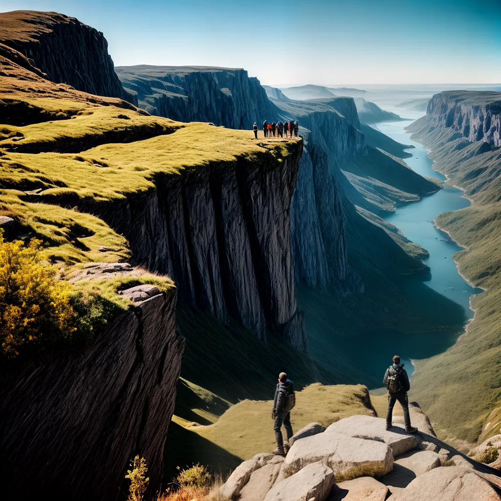 Fotos cliff paisagem sol biblia fe