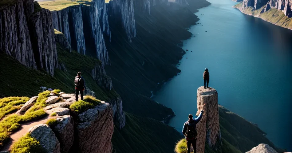 Fotos cliff sol bracos paisagem perseveranca