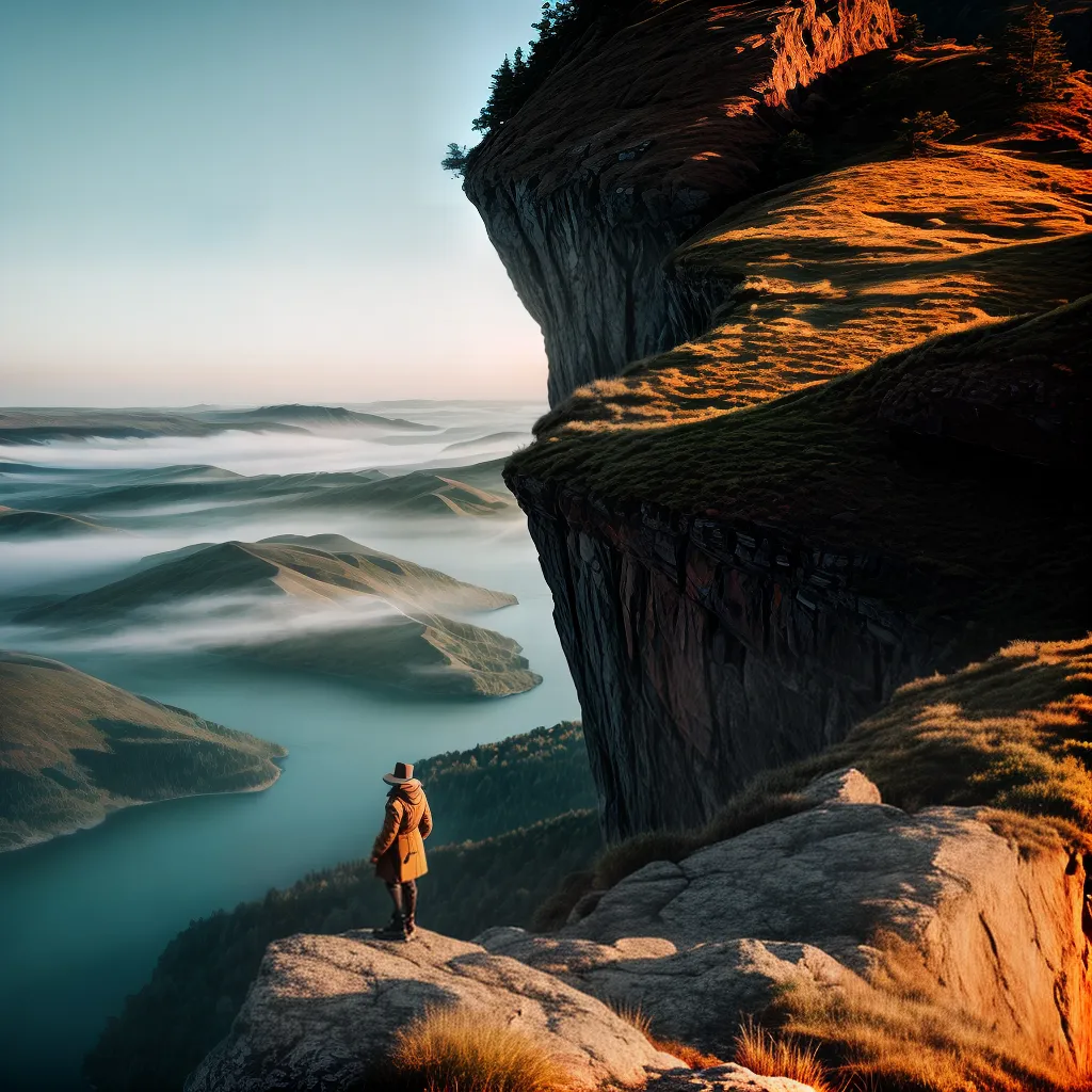 Fotos cliff sol nascente espiritualidade