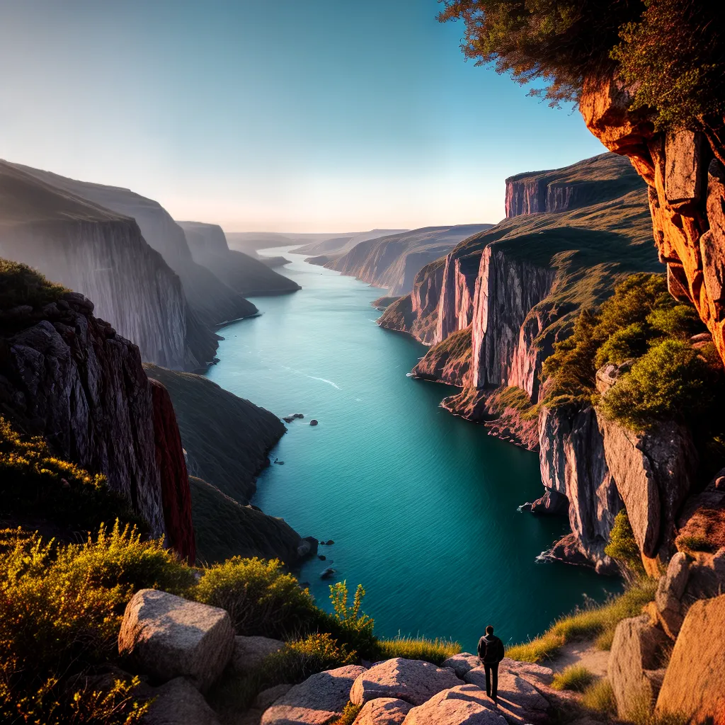 Fotos cliff sol nascente liberdade transformacao