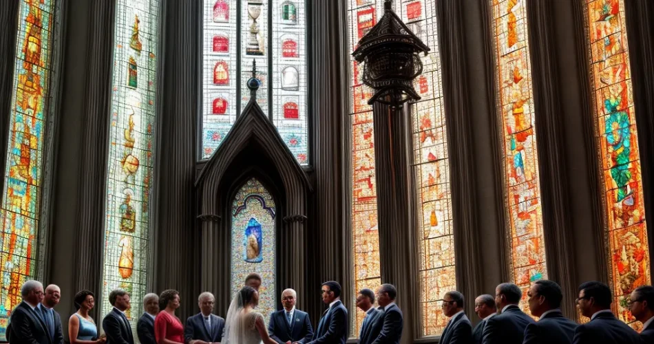 Fotos comunidade maos juntas vitrais