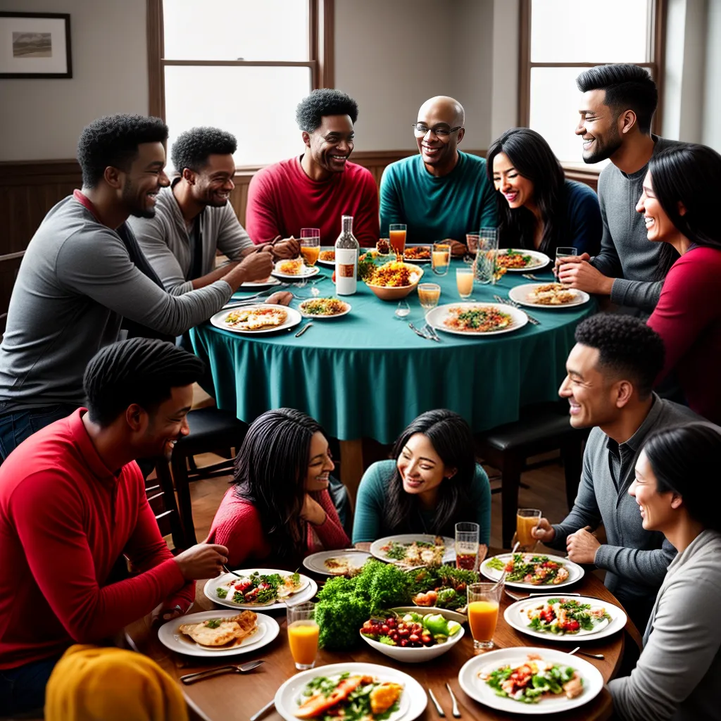 Fotos comunidade mesa diversidade conversa alegria