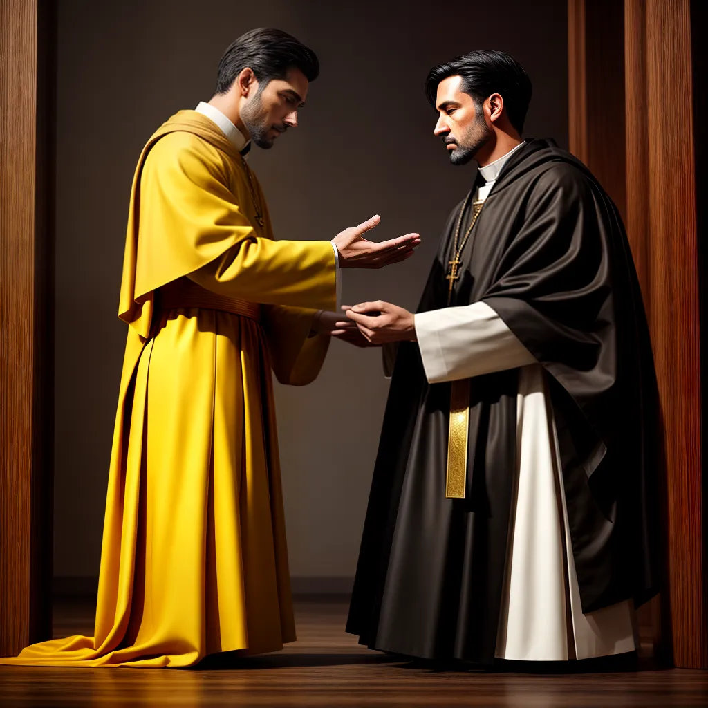 Fotos confissao perdao padre arrependimento