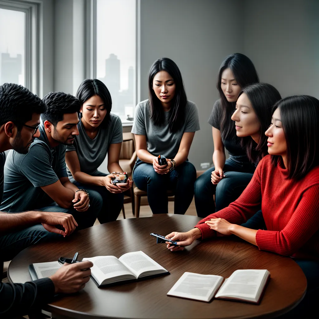 Fotos conversa sincera fe biblia grupo