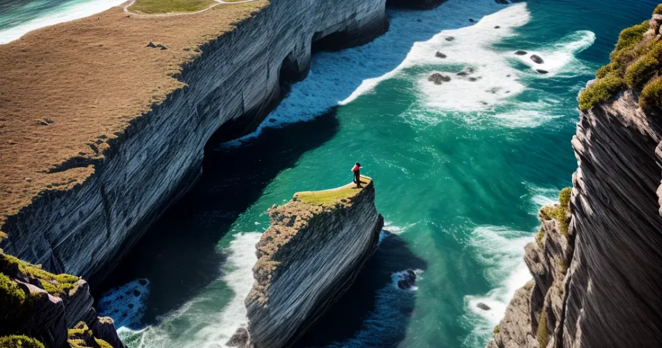 Fotos coragem beira mar vulnerabilidade fe