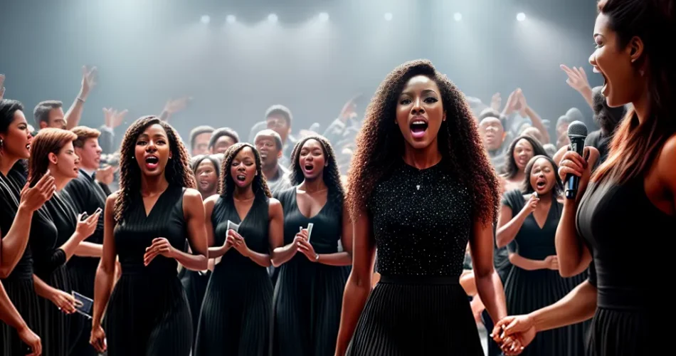 Fotos coral igreja som poderoso