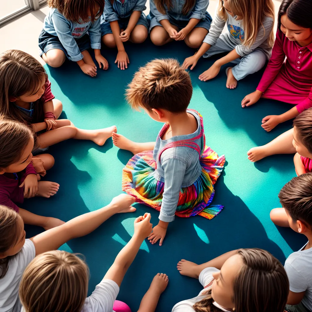 Fotos criancas oracao circulo mural biblia