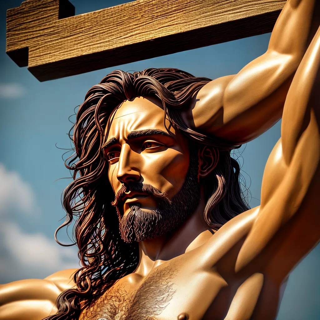 Fotos cristo crucificado pintura serenidade