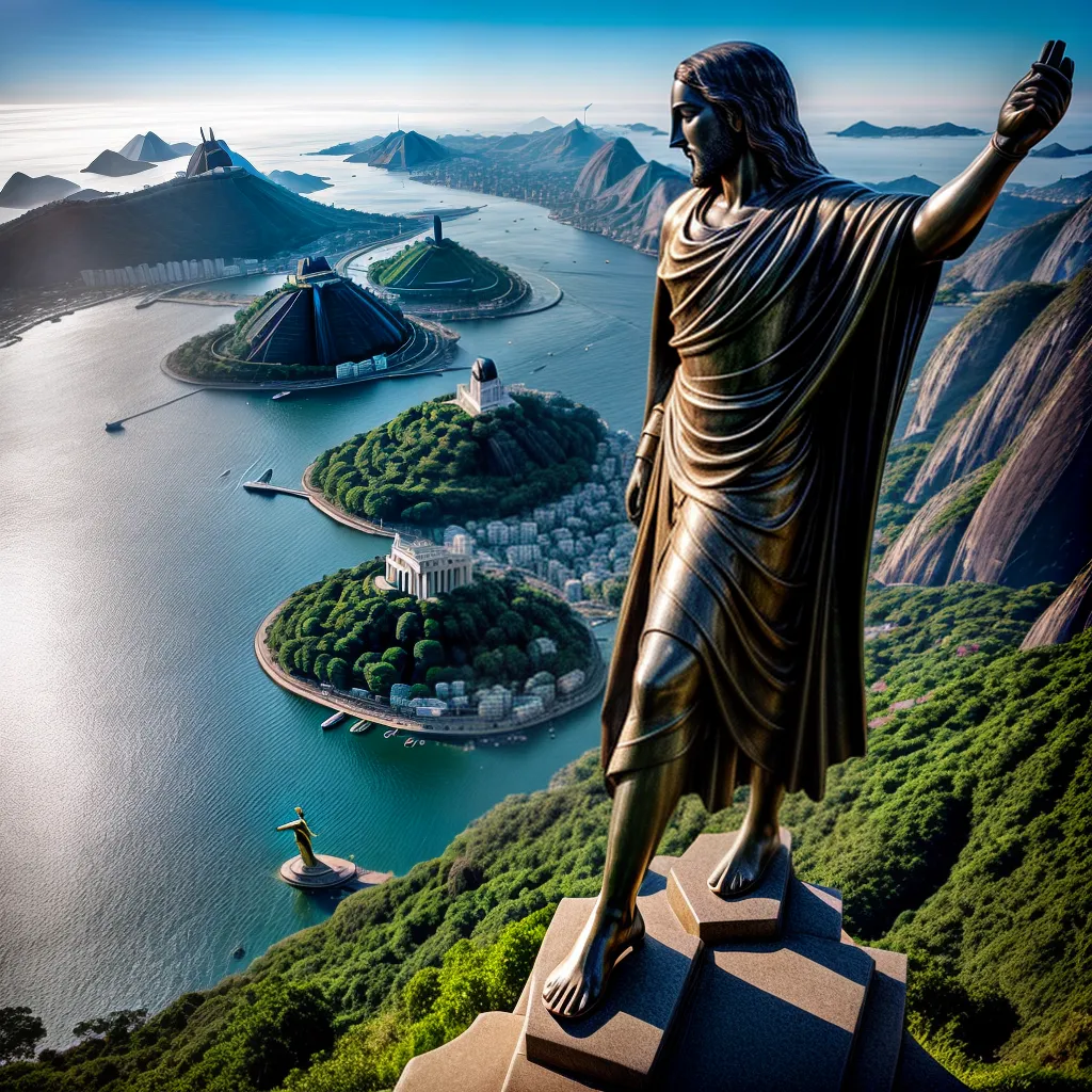 Fotos cristoredentor rio ceu azul peregrino