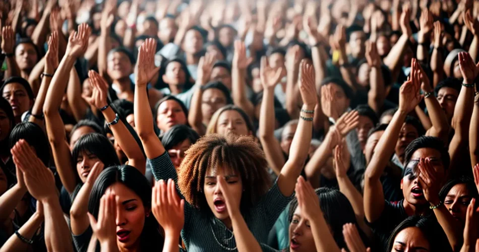 Fotos culto lagrimas mulher intensidade