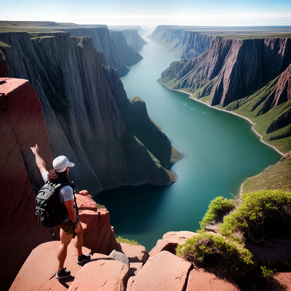 Fotos desafio coragem paisagem aberta