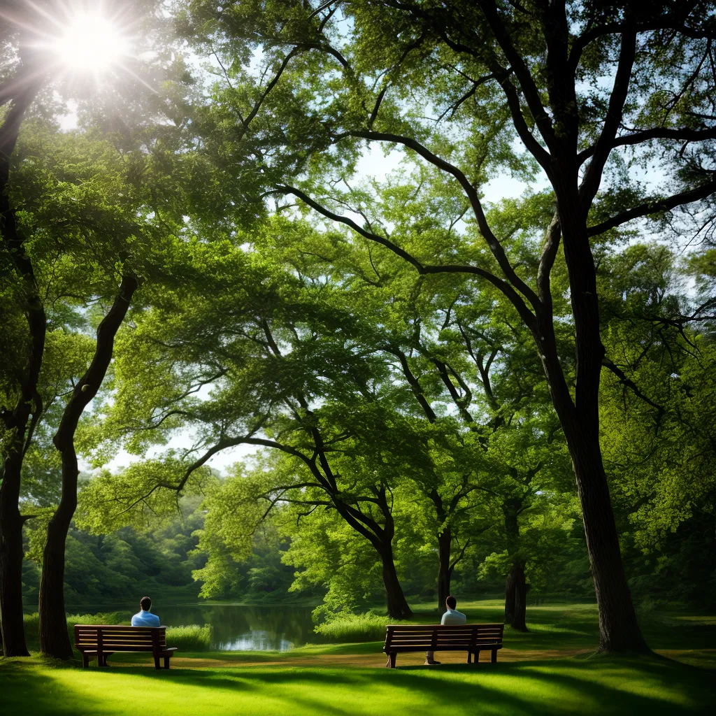 Fotos descanso parque natureza serenidade