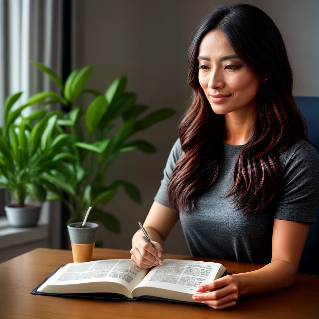 Fotos devocao biblia velas plantas paz