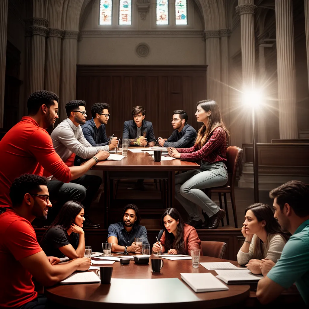 Fotos discussao lideranca comunidade igreja