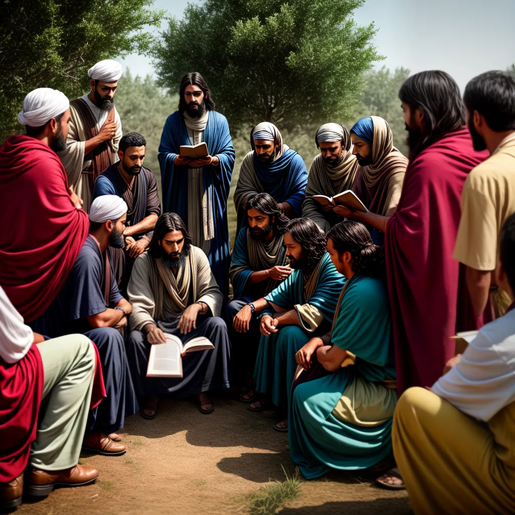 Fotos ensinamento grupo discipulos livro