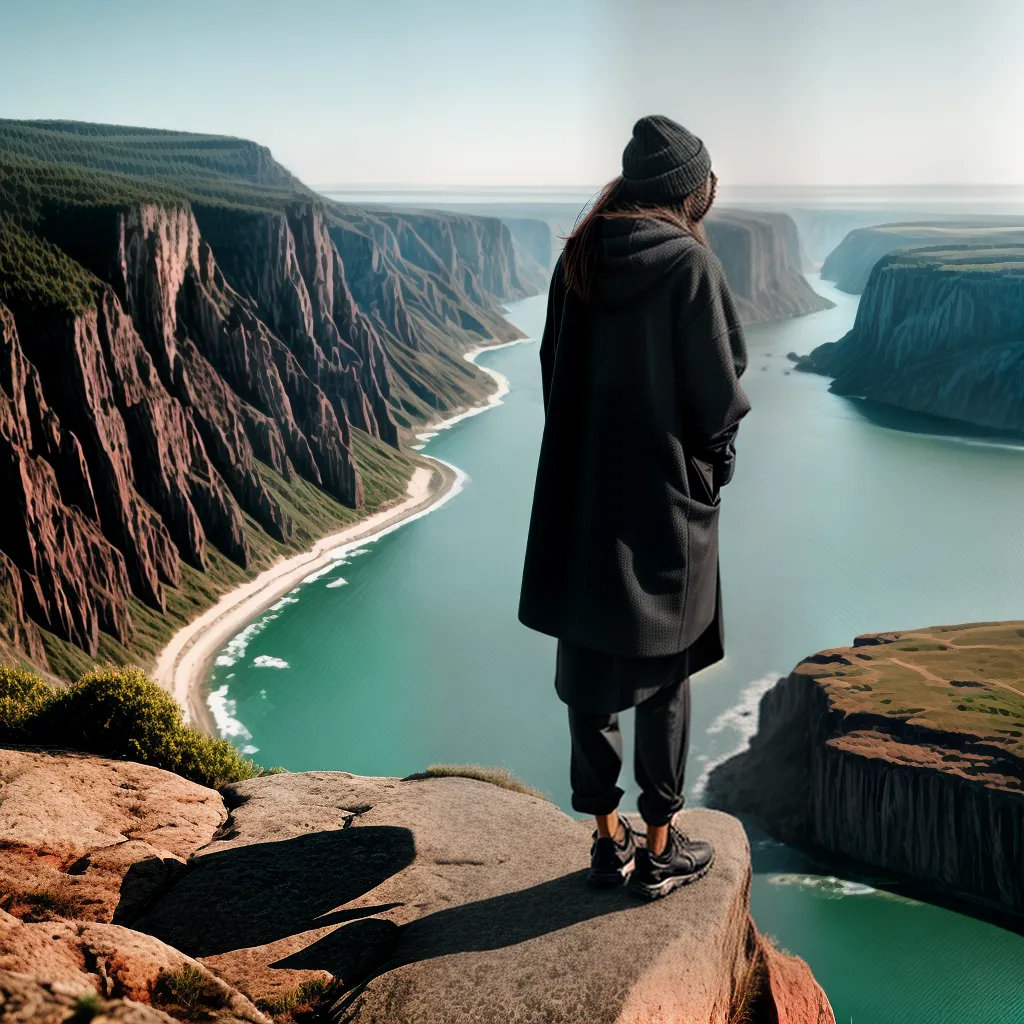 Fotos entrega controle paisagem cliff paz