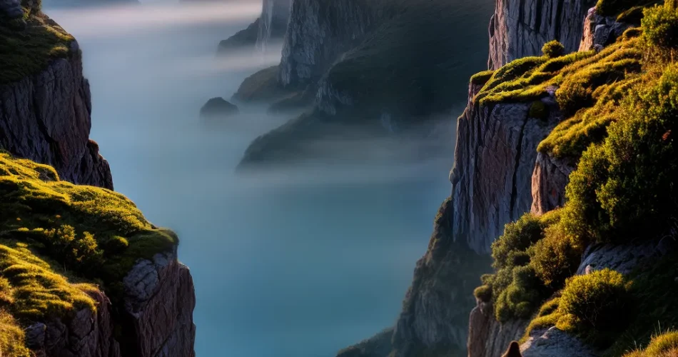 Fotos entrega por do sol abismo transformacao