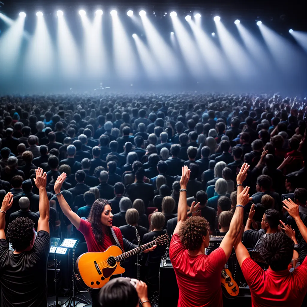 Fotos equipe louvor som impactante