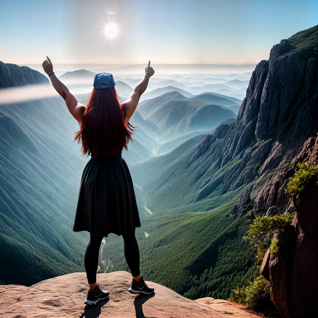 Fotos escalada crista determinacao