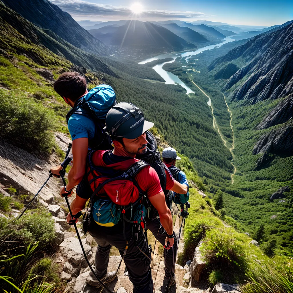 Fotos escalada guia confianca meta