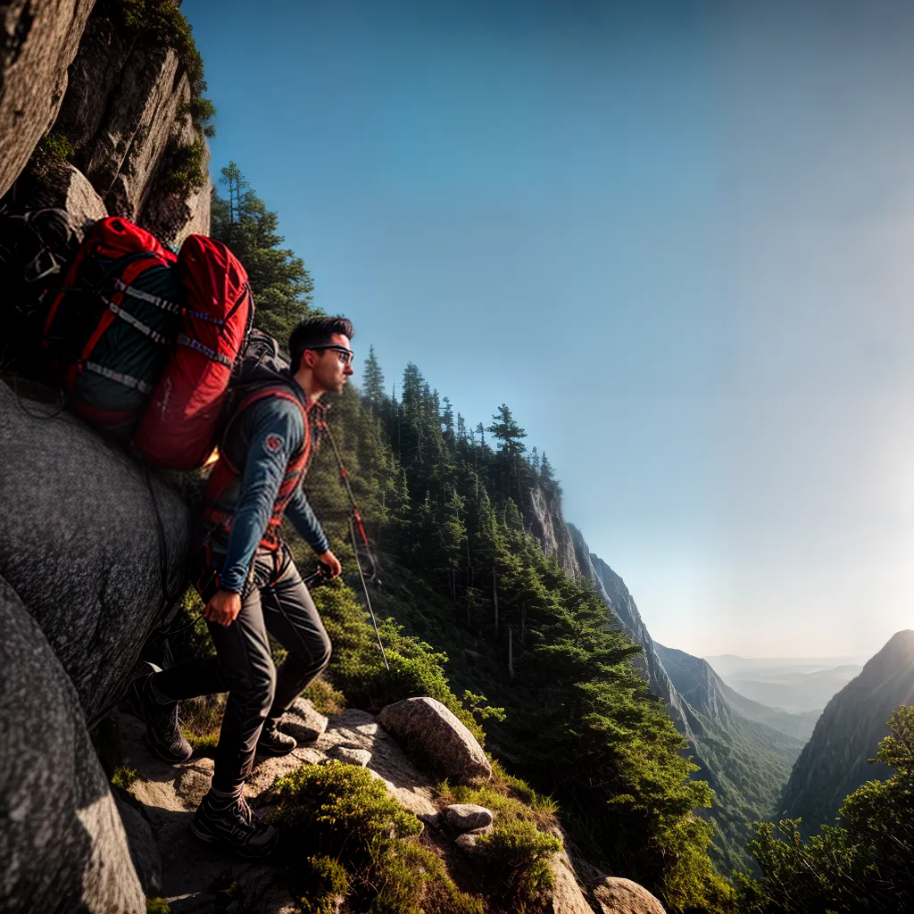 Fotos escalada sol perseveranca fe