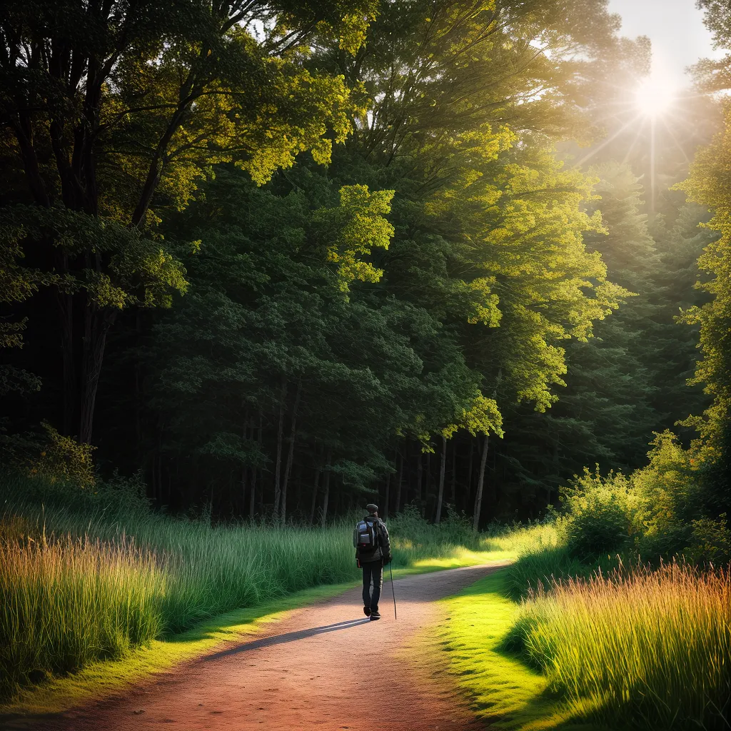 Fotos escolha caminho floresta prado sol